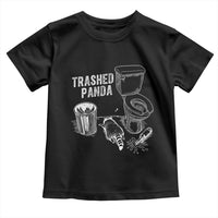 Funny Trashed Panda Toddler T Shirt Drunk Raccoon in Toilet Meme Hot Mess - Wonder Print Shop