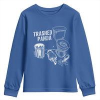 Funny Trashed Panda Youth Sweatshirt Drunk Raccoon in Toilet Meme Hot Mess - Wonder Print Shop
