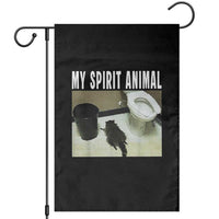 Funny Trashed Panda My Spirit Animal Garden Flag Drunk Raccoon in Toilet Meme Hot Mess - Wonder Print Shop