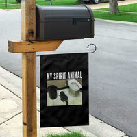 Funny Trashed Panda My Spirit Animal Garden Flag Drunk Raccoon in Toilet Meme Hot Mess - Wonder Print Shop