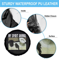 Funny Trashed Panda My Spirit Animal Spare Tire Cover Drunk Raccoon in Toilet Meme Hot Mess - Wonder Print Shop