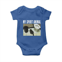 Funny Trashed Panda My Spirit Animal Baby Onesie Drunk Raccoon in Toilet Meme Hot Mess - Wonder Print Shop