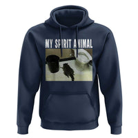 Funny Trashed Panda My Spirit Animal Hoodie Drunk Raccoon in Toilet Meme Hot Mess - Wonder Print Shop