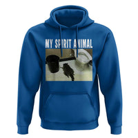 Funny Trashed Panda My Spirit Animal Hoodie Drunk Raccoon in Toilet Meme Hot Mess - Wonder Print Shop