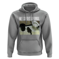 Funny Trashed Panda My Spirit Animal Hoodie Drunk Raccoon in Toilet Meme Hot Mess - Wonder Print Shop