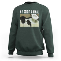 Funny Trashed Panda My Spirit Animal Sweatshirt Drunk Raccoon in Toilet Meme Hot Mess - Wonder Print Shop