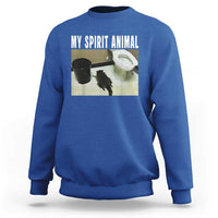 Funny Trashed Panda My Spirit Animal Sweatshirt Drunk Raccoon in Toilet Meme Hot Mess - Wonder Print Shop