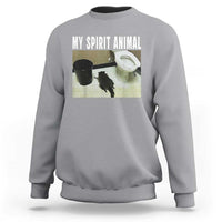 Funny Trashed Panda My Spirit Animal Sweatshirt Drunk Raccoon in Toilet Meme Hot Mess - Wonder Print Shop