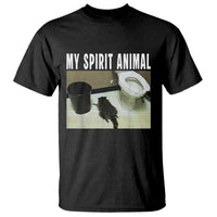Funny Trashed Panda My Spirit Animal T Shirt Drunk Raccoon in Toilet Meme Hot Mess - Wonder Print Shop