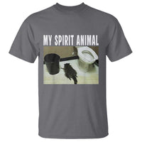 Funny Trashed Panda My Spirit Animal T Shirt Drunk Raccoon in Toilet Meme Hot Mess - Wonder Print Shop