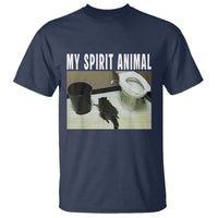 Funny Trashed Panda My Spirit Animal T Shirt Drunk Raccoon in Toilet Meme Hot Mess - Wonder Print Shop