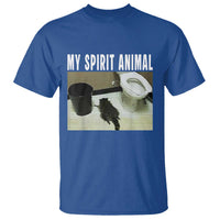 Funny Trashed Panda My Spirit Animal T Shirt Drunk Raccoon in Toilet Meme Hot Mess - Wonder Print Shop