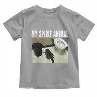 Funny Trashed Panda My Spirit Animal Toddler T Shirt Drunk Raccoon in Toilet Meme Hot Mess - Wonder Print Shop