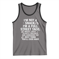 I’m a Full Street Taco Tank Top Funny Hot Mess Icons Foodie Flirts Meme - Wonder Print Shop