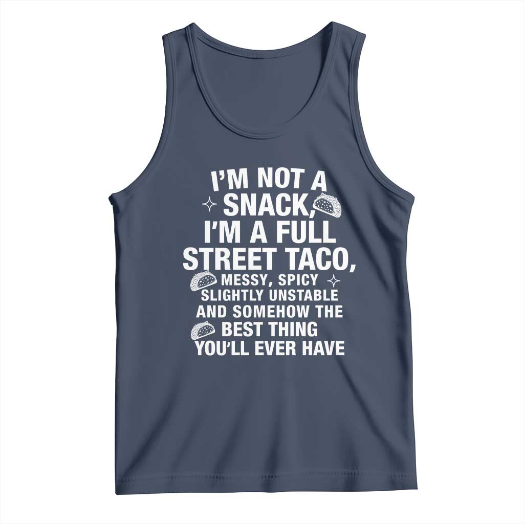 I’m a Full Street Taco Tank Top Funny Hot Mess Icons Foodie Flirts Meme - Wonder Print Shop
