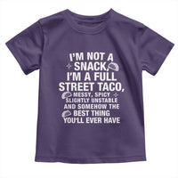 I’m a Full Street Taco Toddler T Shirt Funny Hot Mess Icons Foodie Flirts Meme - Wonder Print Shop