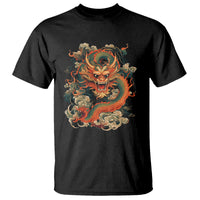 Traditional Chinese Dragon Graphic T Shirt - Wonder Print Shop