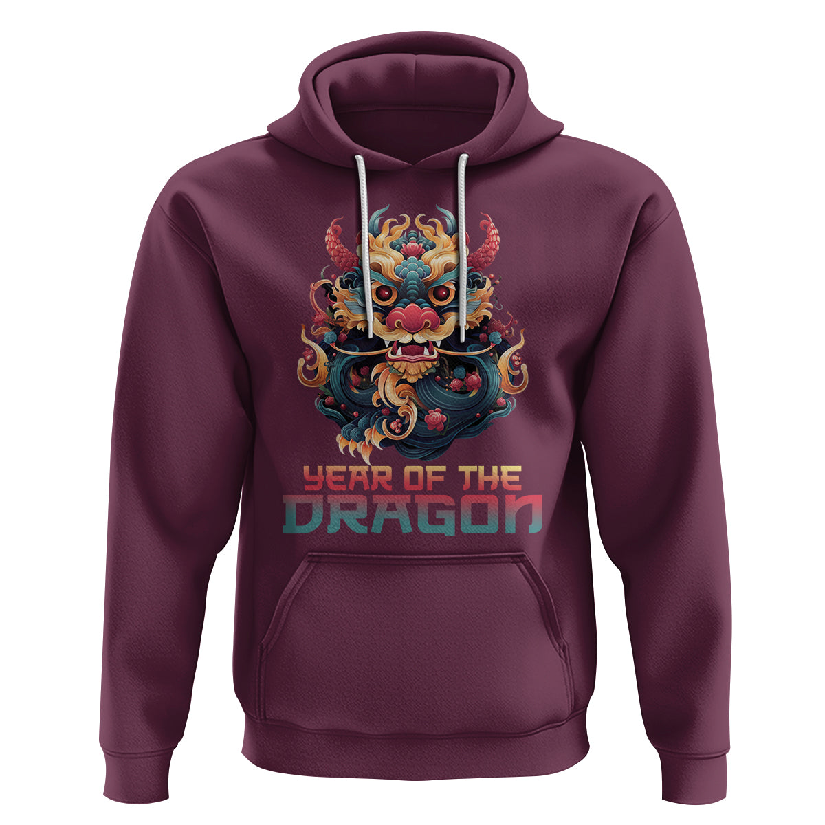 Year Of The Dragon 2024 Hoodie Happy Lunar Chinese New Year Astrology Horoscopes - Wonder Print Shop
