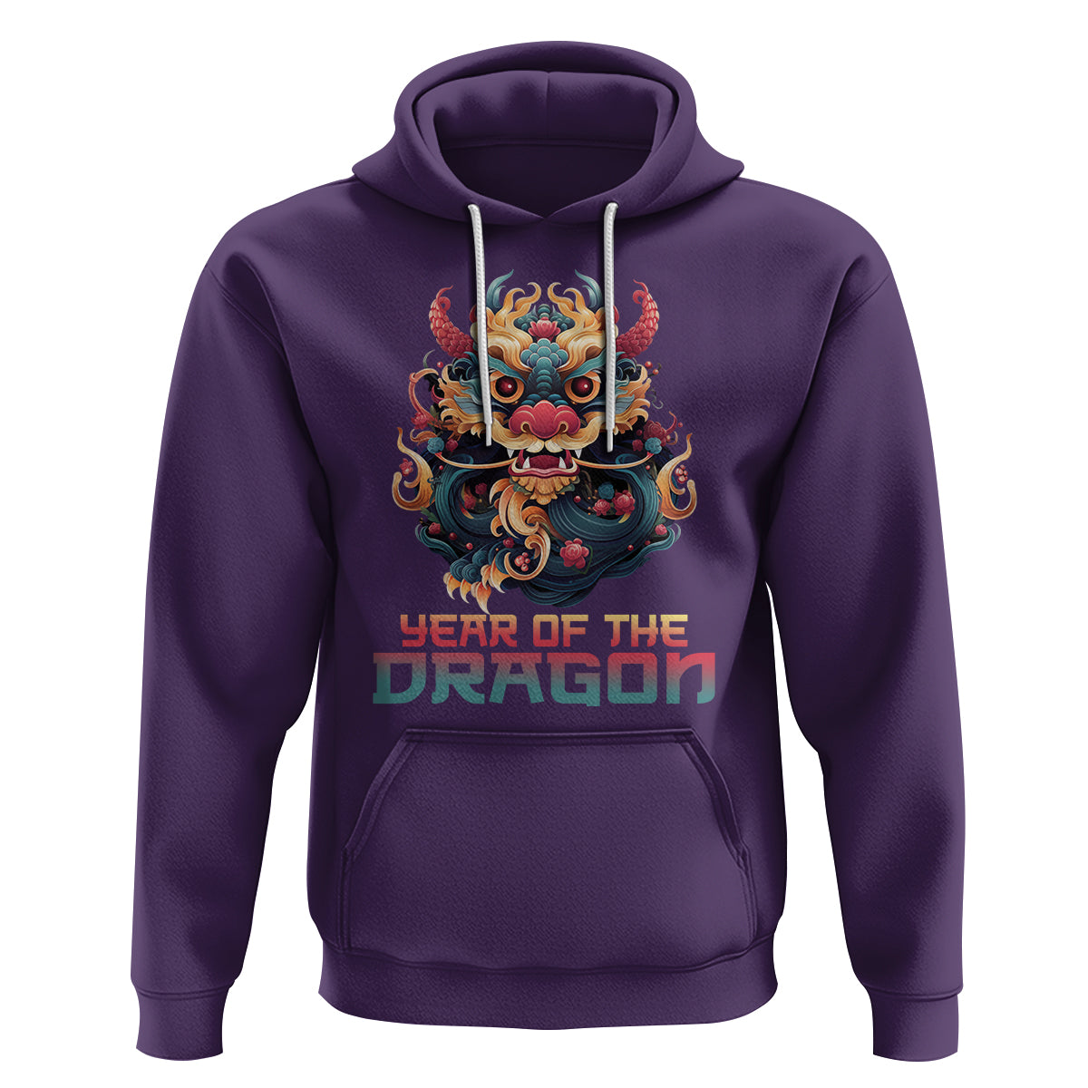 Year Of The Dragon 2024 Hoodie Happy Lunar Chinese New Year Astrology Horoscopes - Wonder Print Shop