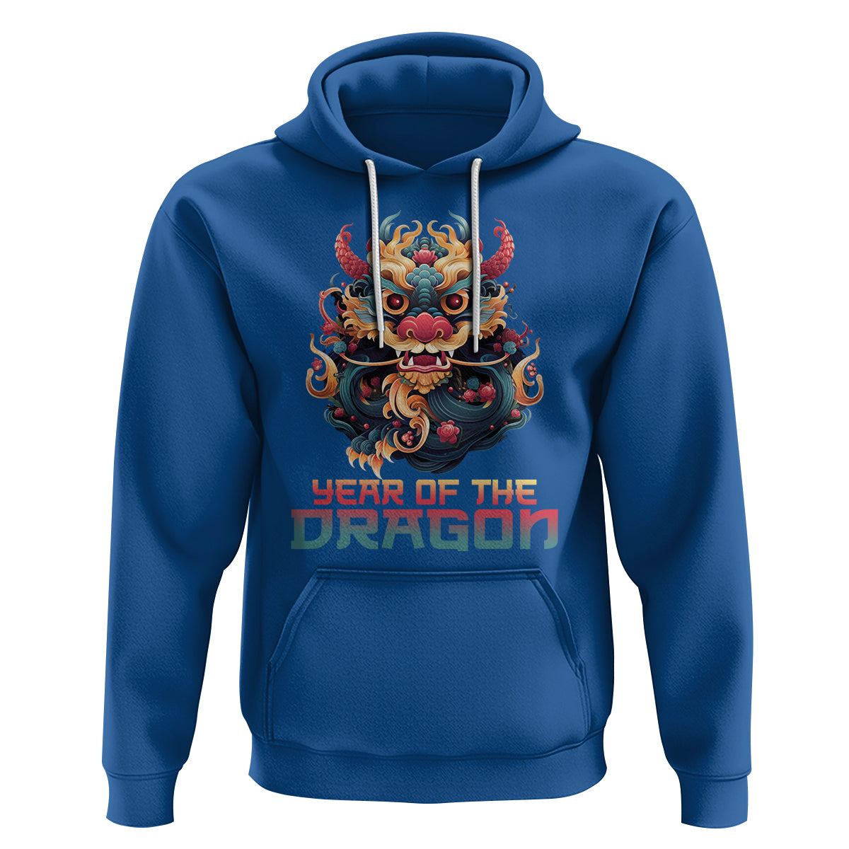 Year Of The Dragon 2024 Hoodie Happy Lunar Chinese New Year Astrology Horoscopes - Wonder Print Shop