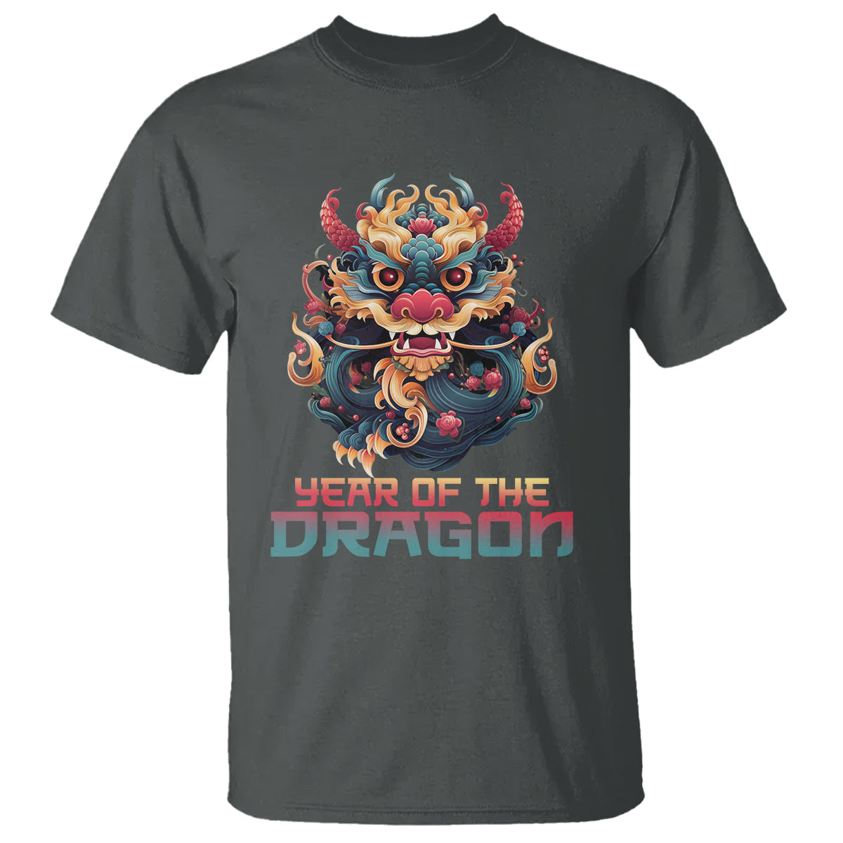 Year Of The Dragon 2024 T Shirt Happy Lunar Chinese New Year Astrology Horoscopes - Wonder Print Shop