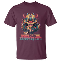 Year Of The Dragon 2024 T Shirt Happy Lunar Chinese New Year Astrology Horoscopes - Wonder Print Shop