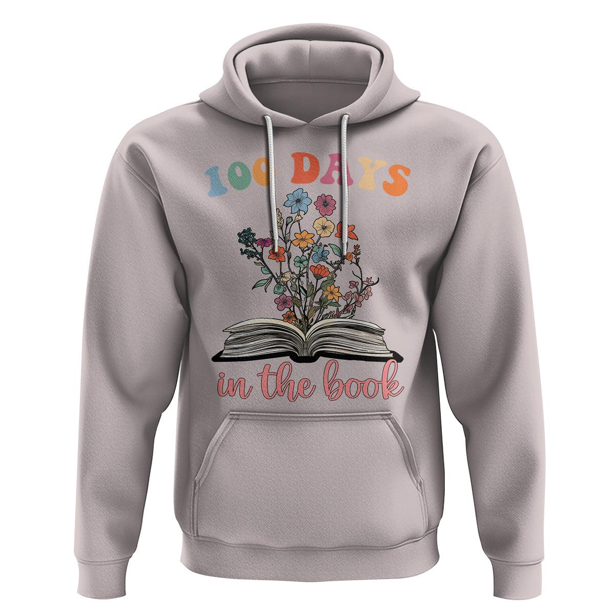 100 Days of School Hoodie 100 Days In The Book Reading - Wonder Print Shop