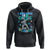 100 Days of School Astronaut Hoodie Outer Space Dabbing I Survived - Wonder Print Shop