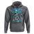 100 Days of School Astronaut Hoodie Outer Space Dabbing I Survived - Wonder Print Shop