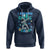 100 Days of School Astronaut Hoodie Outer Space Dabbing I Survived - Wonder Print Shop
