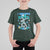 100 Days of School Astronaut T Shirt For Kid Outer Space Dabbing I Survived - Wonder Print Shop