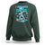 100 Days of School Astronaut Sweatshirt Outer Space Dabbing I Survived - Wonder Print Shop