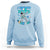 100 Days of School Astronaut Sweatshirt Outer Space Dabbing I Survived - Wonder Print Shop