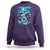 100 Days of School Astronaut Sweatshirt Outer Space Dabbing I Survived - Wonder Print Shop