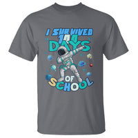100 Days of School Astronaut T Shirt Outer Space Dabbing I Survived - Wonder Print Shop