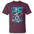 100 Days of School Astronaut T Shirt Outer Space Dabbing I Survived - Wonder Print Shop