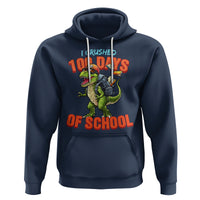 100 Days of School Dinosaur Hoodie I Crushed - Wonder Print Shop