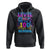 100 Days of School Gamer Hoodie Level 100 Unlocked Neon Game Controller - Wonder Print Shop