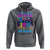 100 Days of School Gamer Hoodie Level 100 Unlocked Neon Game Controller - Wonder Print Shop