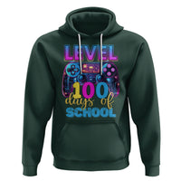 100 Days of School Gamer Hoodie Level 100 Unlocked Neon Game Controller - Wonder Print Shop