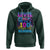 100 Days of School Gamer Hoodie Level 100 Unlocked Neon Game Controller - Wonder Print Shop