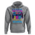 100 Days of School Gamer Hoodie Level 100 Unlocked Neon Game Controller - Wonder Print Shop