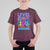 100 Days of School Gamer T Shirt For Kid Level 100 Unlocked Neon Game Controller - Wonder Print Shop