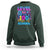 100 Days of School Gamer Sweatshirt Level 100 Unlocked Neon Game Controller - Wonder Print Shop