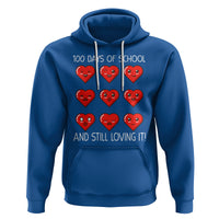 100 Days of School Hoodie Still Loving It Cute Hearts - Wonder Print Shop