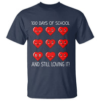 100 Days of School T Shirt Still Loving It Cute Hearts - Wonder Print Shop