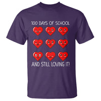 100 Days of School T Shirt Still Loving It Cute Hearts - Wonder Print Shop