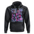 In My 100 Days of School Era Hoodie Retro Groovy - Wonder Print Shop