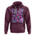 In My 100 Days of School Era Hoodie Retro Groovy - Wonder Print Shop