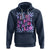 In My 100 Days of School Era Hoodie Retro Groovy - Wonder Print Shop